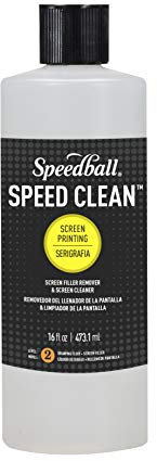 Speedball Speed Clean Cleaner 16oz Squeeze Bottle, For Removal Of Screen Filler From Screen Printing Screen, Supplies For Artist Accessories Kit, Printmaking Cleaning Accessories