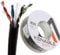 kenable Cable de red Ethernet de cobre CAT6 externo para uso en exteriores, UTP, 100 m, color negro [100 metros] para red, POE, CCTV y control de puerta.
