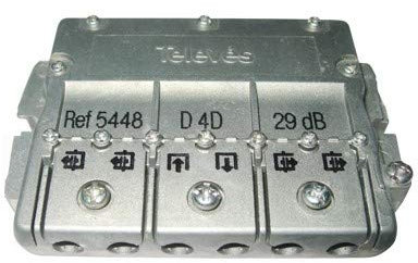 Derivador con Brida de 4 Salidas (29 dB)