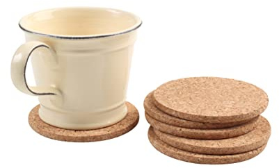 T&G Set of 6 Round Coasters In FSC® Certified Cork