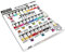 Pébéo 833431 Acrílico fino “Studio Acrylics” Estuche 30 tubos 20 ml surtidos + 1 brocha cerda “beau blanc”, multicolor, Juego de 31 piezas