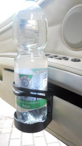 HP Autozubehör Bottle Butler Flaschenhalter SW - Schwarz - Polypropylen - 2 Liter - CAR DRINK HOLDER - CUP_HOLDER - Becherhalter