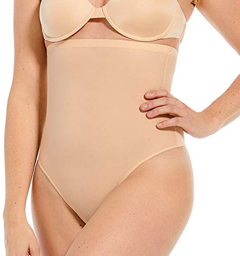 MAGIC BODYFASHION Damen Hi-waist Thong Miederrock, Latte, L EU