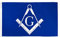 AZ FLAG - Flagge Freimaurerei Blaue Und Weisse - 150x90 cm - Freimaurerei Fahne 100% Polyester mit Messing-Ösen - 110g