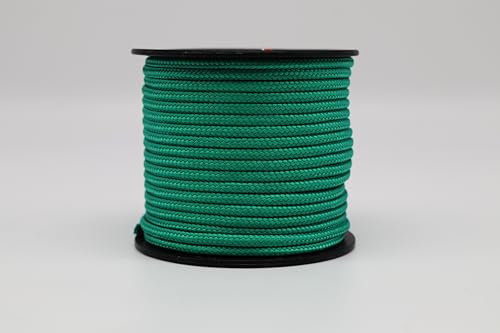 Rota Marine 3mm 19Mt Mini Reels Polyester Braided Rope Boat Tent Kayak Mini Spools - Color: Green