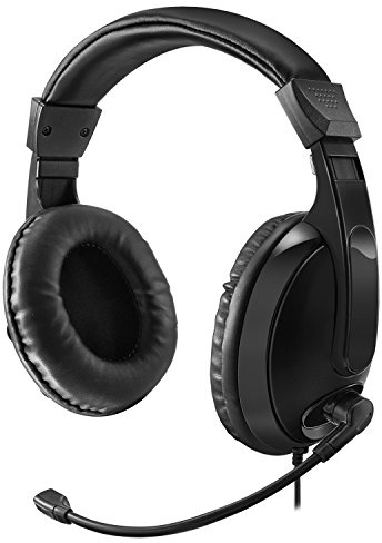 Adesso Xtream H5 - Multimedia Headset Microphone, Black