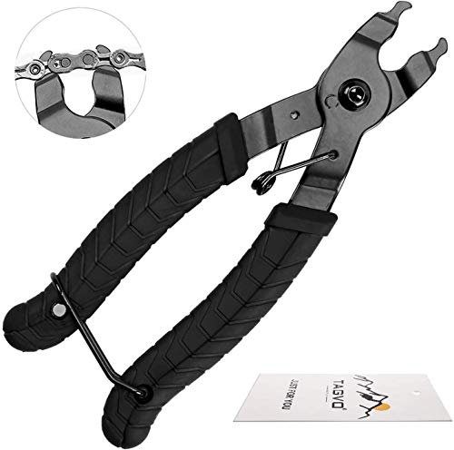 TAGVO Kettenspanner, Fahrradkettenwerkzeug Fahrradkette Quick Link Open Close Werkzeug 2 in 1 Öffnen und Schließen Zangen, einfach mit Kettenspanner Zange Portable für Road Mountain Bike
