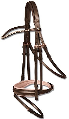 WALDHAUSEN Waldhausen X-Line Trensenzaum Rosé, WB, braun