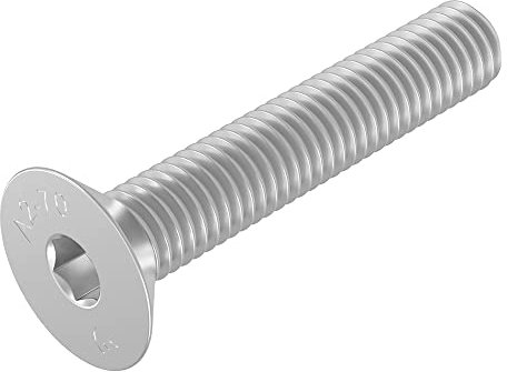 Vis à tête fraisée SECCARO M6 x 35 mm, acier inoxydable V2A VA A2, DIN 7991 / ISO 10642, emboîture hexagonale, 20 pièces
