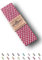 Sandras-Bastelladen Schrägband/Einfassband Baumwolle gefalzt 3m x 20mm - Vichy/Karo Muster 5015-Pink-Weiß