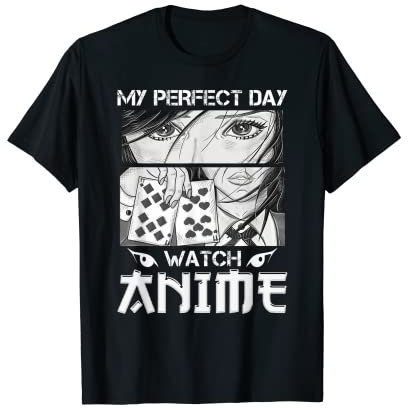 My Perfect Day Uhr Anime Funny Cool Manga Anime T-Shirt