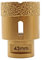 SHDIATOOL Foret à noyau diamanté, diamètre de scie cloche 43 mm M14 Filetage brasé sous vide pour céramique porcelaine carrelage granit marbre maçonnerie brique