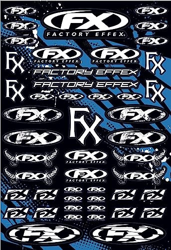 Fox Factory Effex One Industries Aufkleber – Motorradaufkleber – Quad-Aufkleber – Motocross-Aufkleber – für Motorräder, Autos, Helme, Computer-Notebooks und andere Artikel (16)