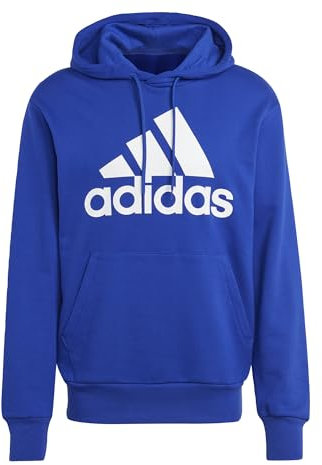 adidas Homme Essentials French Terry Big Logo Hoodie, Semi Lucid Blue, L
