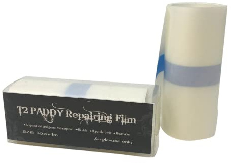 Paddy T2 Repairing Film - 10cm x 1cm - IG60358 - INKgrafiX® - repair Folie Folien Verband Pflaster abdecken Tape wasserfest atmungsaktiv hypoallergen flexibel