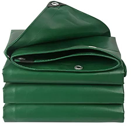 DMCHENGMA Tarpaulin wasserdichte strapazierfähige Plane 450 g/m² 3 m x 5 m Planen große Boden Camping Plane mit Metallösen für Gartenmöbel Wohnwagen Auto Schutzabdeckung (Size : 5x6m)
