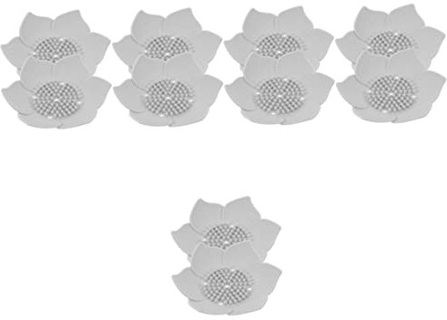 10 Stück Silikon-Seifenschale, Kunststoff, Aufbewahrungs-Organizer, Kunststoff, Serviertablett, Badewanne, Organizer für Badewanne, Tank, Aufbewahrung, Schmuck, Tablett, Haushaltsseifenhalter, Grau