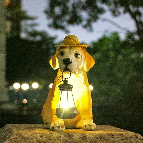 OKESYO Gartendeko Elefanten Ente Hund Solarleuchten, Elefanten Ente Hund Gartendeko mit Solar, Wetterfest Tier Solar Licht Außen Figuren für Außen, Harzskulptur Tierstatuen Figuren