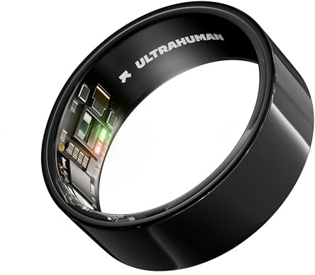 ULTRAHUMAN Ring AIR – Smart Ring für Damen und Herren | Schlaf, Fitness, HRV -Tracking, Stressanalyse & Zyklusüberwachung | Kein ABO | Bis zu 6 Tage Akkulaufzeit | (Größe 6)
