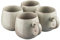 Cooks Professional Set of 4 Mugs | 350ml Stoneware Coffee Mugs | Large Ceramic Mugs for Hot Drinks | Microwave & Dishwasher Safe | Nordic Grey