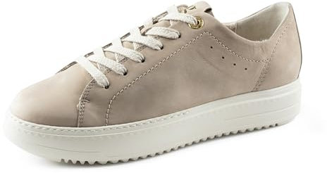 Paul Green Damen SUPER Soft Pauls mit Wechselfußbett, Frauen Low-Top Sneaker,Wechselfußbett,Laufschuhe,schnürschuhe,Beige (Antelope),38.5 EU / 5.5 UK