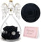 Yamonic Rosa Eterna Regalo Originale para Mujer,Flore Eterna con Figura Ángel Regalos para Mamá,Regalo Cumpleaños Mujer,Regalo Abuela,Rosa Preservadas Regalo Mujer Navidad San Valentin Dia de la Madre