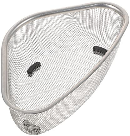 Artibetter Sink Drainer Basket Sink Waste Filter Sink Garbage Strainer Sink Draining Basket Corner Strain Basket Sink Strainers for Kitchen Sink Vessel Sink Storage Colander Stainless Steel