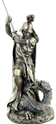 57 SPECIAL REPLICAS Skulptur Deko ST. George TÖTET DEN Drachen Bronze Figur als Geschenk für Wohnzimmerdekoration Figuren Deko