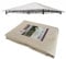 Telo Telone di Ricambio per Copertura Gazebo 300x300 cm 180 gr/mq colore beige con airvent Antivento