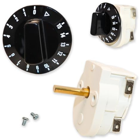 GOLDMAN SERVICE | Temporizador Interruptor Bipolar Mecánico para Tostadoras de Pan y Electrodomésticos de Hostelería y Hogar. Controlador Tiempo: 15 Minutos