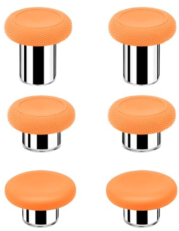 Elite Series 2 Thumbsticks - 6 in 1 Magnetic Joysticks for Xbox Elite Controller Series 2 Core(Model 1797), Accessories Replacement Included 2 Tall, 2 Standard, 2 Classic (Zest Orange)