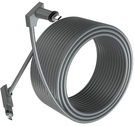 Fafeicy Ersatzkabel für Rectangular Satellite V2, Ethernet-Kabelverlängerung mit Endkappen, 45 M Wasserdichtes Kabel, 1200 Mbit/s Datenübertragung