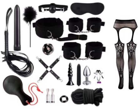 Dudoy S & M Bondage Bondage Set Giocattoli del Sesso Manette fruste Plugs anale Vibratori Coppia Bondage Giocattoli del Sesso