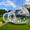 Clear Inflatable Bubble House Dome Tent with Tunnel - Includes 550W Air Blower & 600W Air Pump, Perfect for Parties & Play, Christmas (White, 8FT/2.5M)