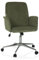 hjh OFFICE Homeoffice Stuhl gepolstert mit Cord-Optik SOLAO Cord Schreibtischstuhl Drehstuhl mit Rollen höhenverstellbar, Dunkelgrün