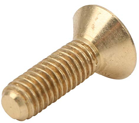 Koieam-Schrauben, 50 Stück, flache Innensechskantschraube M3, Senkkopf aus reinem Kupfer, Industrie-Hardware-Werkzeug (M3*10)