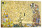 Posterlounge Entwurf für den Stoclet-Fries Leinwandbild von Gustav Klimt 100 x 70 cm Gold Wandbilder Wanddeko