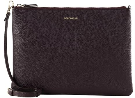 Coccinelle Leder Umhängetasche Best Crossbody Bag Prune dunkelviolett