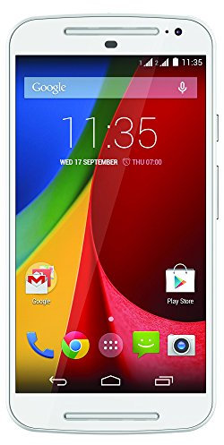 Motorola Moto G 8GB White smartphone - smartphones (Dual SIM, Android, EDGE, GPRS, GSM, HSPA+, UMTS, Micro-USB, Bar) (Renewed)