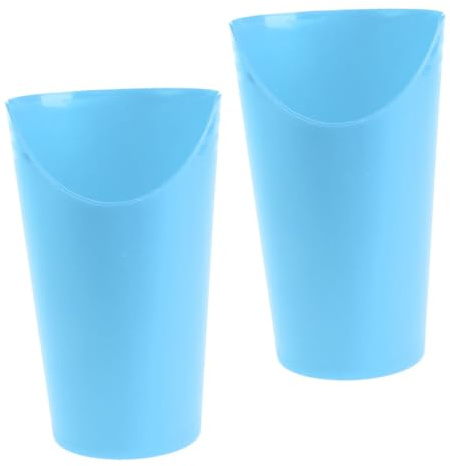 UTHCLO 2 Piezas Tazas para Disfagia Ergonómicas para Ancianos Postrados Cama Vaso Cuidado Multifuncional para Pacientes y Adultos Mayores Diseño Antiderrames Fácil Uso