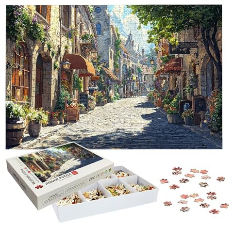Puzzle 3000 Teile, Stadt Puzzle 3000 Teile Erwachsene, Klassische Puzzles Landschaft, Holzpuzzle Erwachsene, Puzzlespiele für Die Ganze Familie, Geschenke für Frauen, Geschenke für Männer, -6867