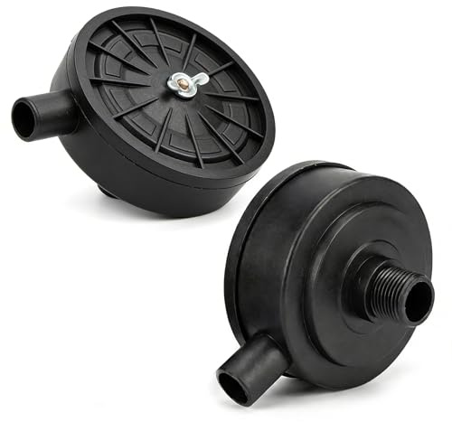Luftkompressor Schalldämpfer & Luftfilter Ansaugfilter, 2 Stück 20mm 1/2PT Außengewinde Ersatzteile, Geeignet für Kolbenkompressoren & Filterpumpen, Luft-kompressor Ersatzfilter