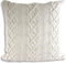 Paoletti ARAN C/CASE 55X55 CREAM, baumwolle, Sahne, 55x55cm