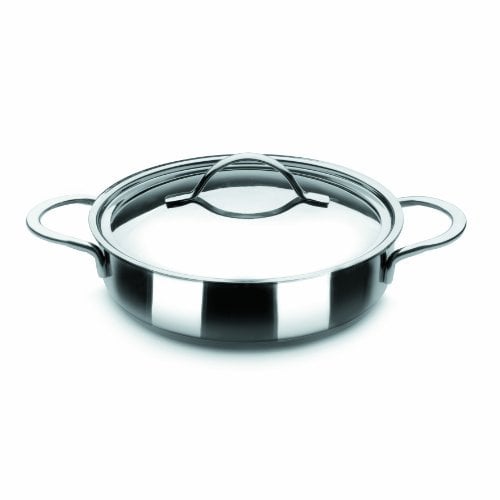 IBILI - Tartera con tapa noah, 32 cms, Acero inoxidable 18/10, Apta para induccion