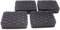 FILAVERSE - 4 Stück Gummiblock für Hebebühne Kit 160X120X40 Universal Vollgummi für Hebebühnen Corghi Ravaglioli OMCN | Wellenseiten mit Best-Grip Technologie