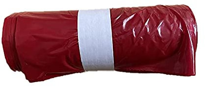 240 Liter Müllsack | ROT | reißfest | 15er Rolle | Typ 290 | Abfall-Säcke XXL Abfallbeutel Müllsäcke | 60 μ | 1000x1250 mm | LDPE | perfekt für Gewerbe Haushalt Baustellen Garten Blauer Engel