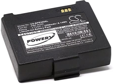 Akku für Drucker Bixolon Typ PBP-R200 (3,7V Version), 3,7V, Li-Ion