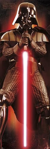 Grupo Erik Editores Tür-Poster mit Motiv Star Wars Darth Vader, 53 x 158 cm