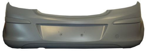 TVP Trade Vehicle Parts.co.uk Compatible With Rear Bumper Vauxhall Corsa D 2006-2014 3 Door Only Primed Not Vxr Or 5Dr