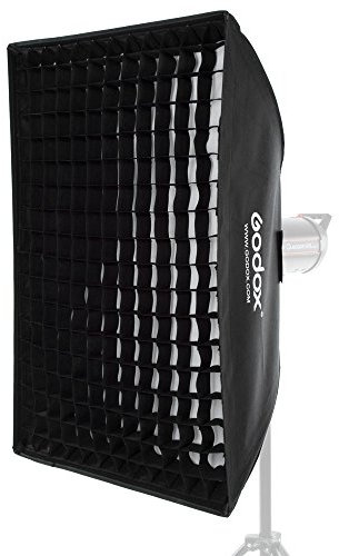 Godox Grid Softbox Strip Softbox Strip Box Beehive Honeycomb Grid Bowens Halterung für Fotostudio(FW70x100)